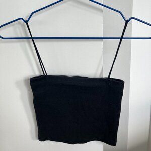 Zara Black Tank Top spaghetti Straps - Size Medium